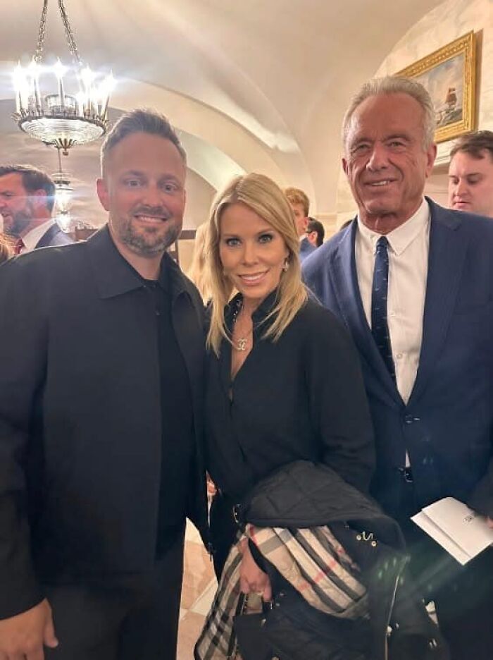 Group photo of celebs at UFC 250 fight event inside the White House