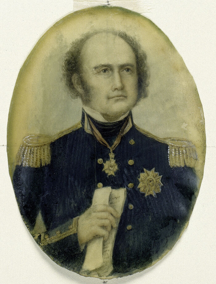 A portrait of a man in uniform, representing one of the unsolved mysteries that were eventually solved.