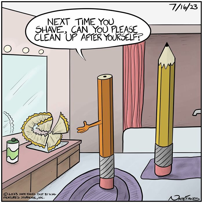 This Cartoonist Gives Everyday Objects A Hilariously Human Personality In These Clever Comics (35 Pics)