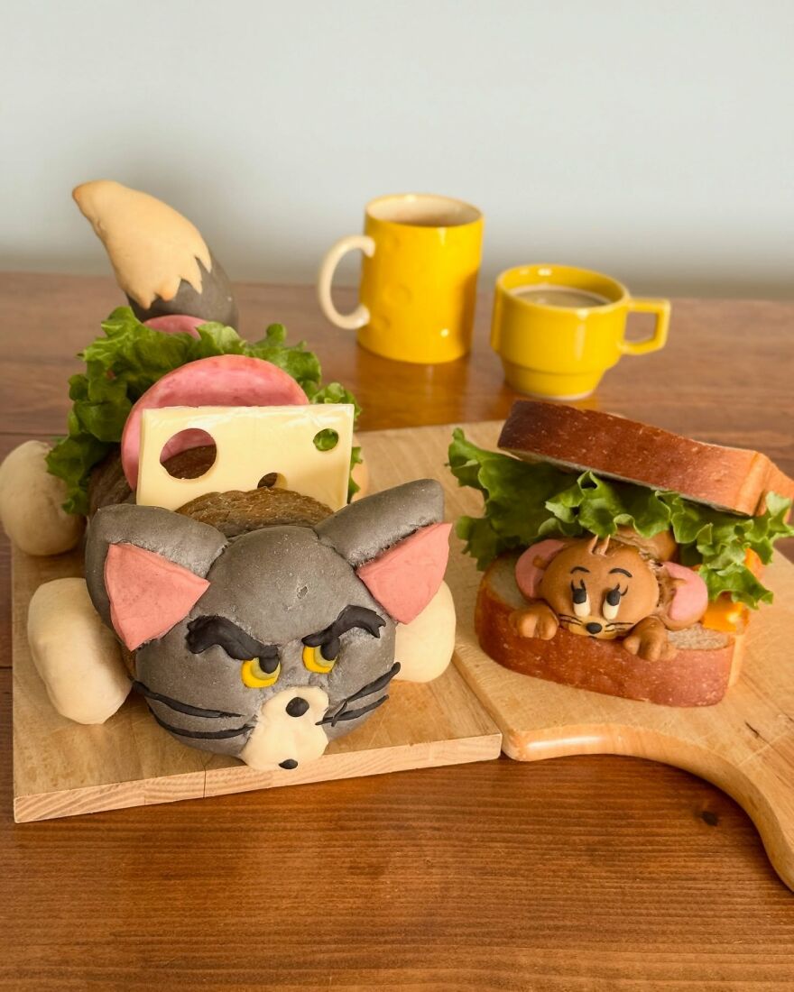 This Japanese Artist Turns Bread Into Beloved Pop Culture Characters, And The Results Look Almost Too Cute To Eat