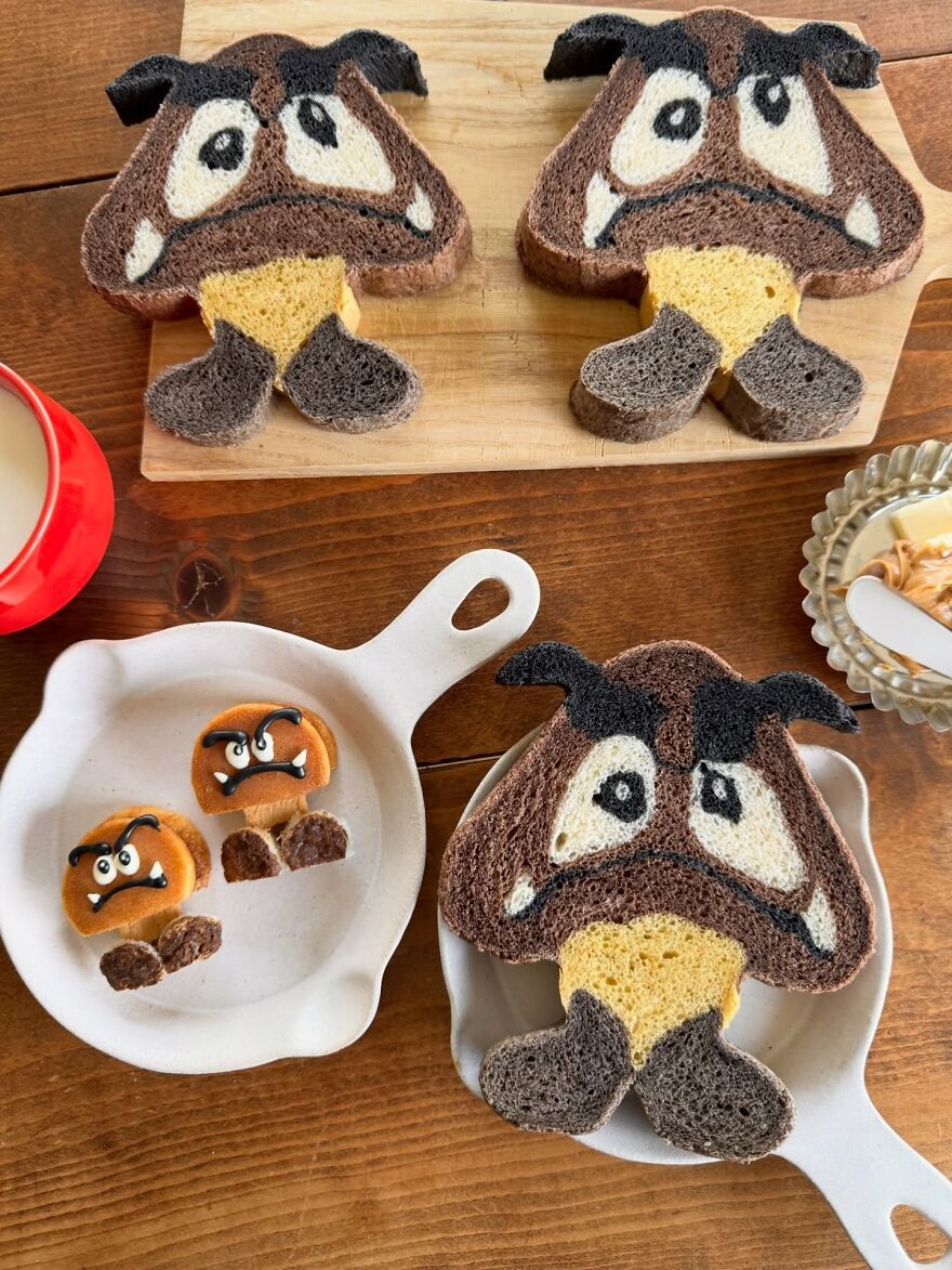 This Japanese Artist Turns Bread Into Beloved Pop Culture Characters, And The Results Look Almost Too Cute To Eat