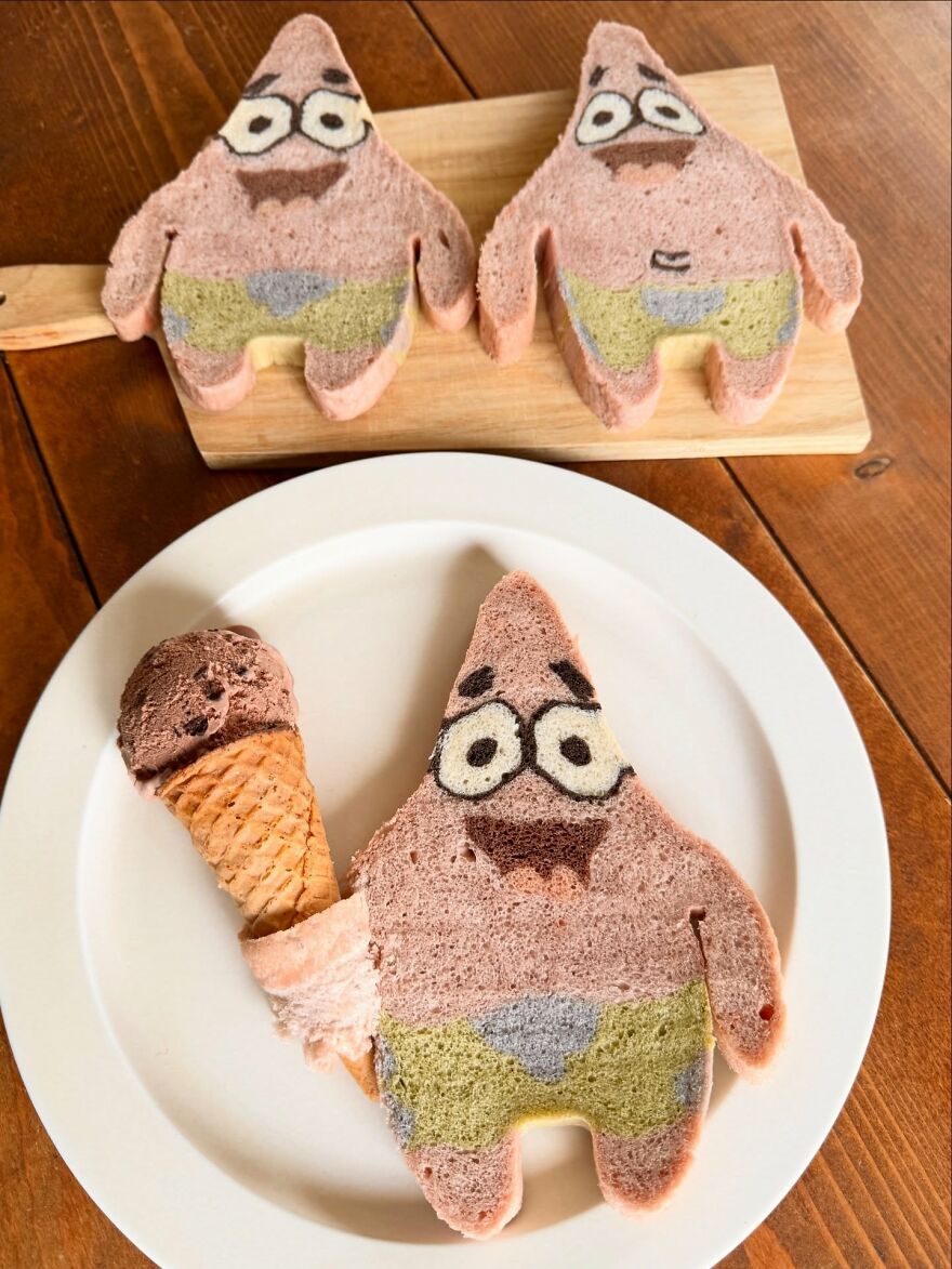 This Japanese Artist Turns Bread Into Beloved Pop Culture Characters, And The Results Look Almost Too Cute To Eat