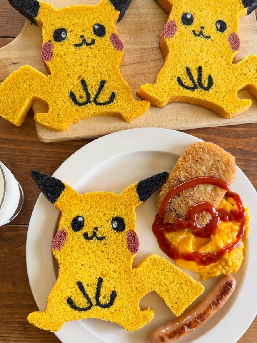 This Japanese Artist Turns Bread Into Beloved Pop Culture Characters, And The Results Look Almost Too Cute To Eat