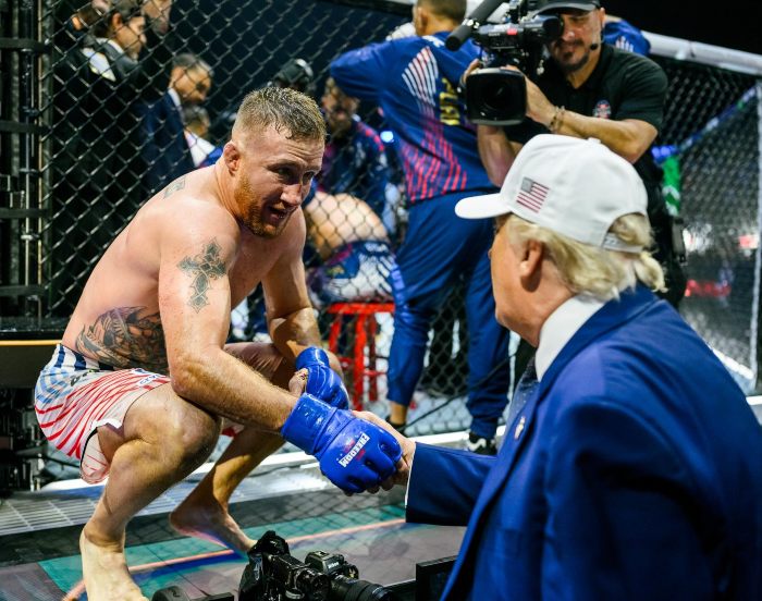 Trump Photo At White House UFC Event Confirms Secret Under President's Suits People Have Suspected For Years Trump Photo At White House UFC Event Confirms Secret Under President's Suits People Have Suspected For Years