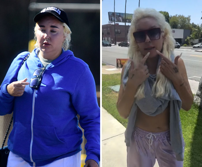 Amanda Bynes in casual outfits post 40lb weight loss