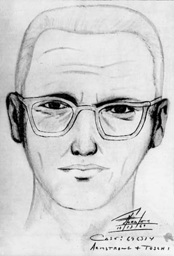 Pencil sketch of a man with glasses representing serial killer facts
