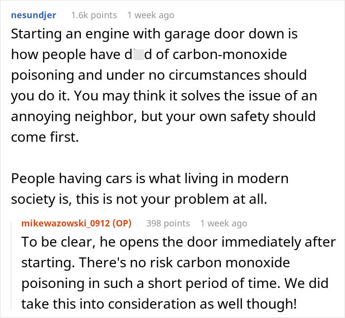 Discussion about an anxious neighbor complaining about a guy's car starting and wanting advance notice of moves. Discussion about an anxious neighbor complaining about a guy's car starting and wanting advance notice of moves.