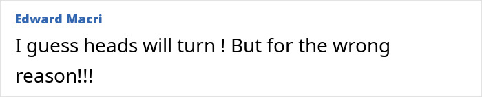 Comment about heads turning for the wrong reason on tattooed woman's post
