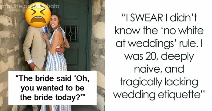 Woman Doesn’t Know The Proper Wedding Attire, Makes One Of The Worst Mistakes