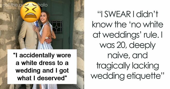 Woman Doesn’t Know The Proper Wedding Attire, Makes One Of The Worst Mistakes