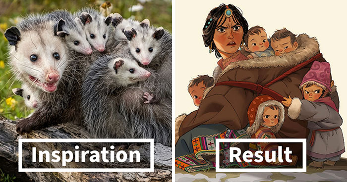 22 New Playful Portraits By Connie Kang That Transform Animals And Real-World Places Into Human Characters
