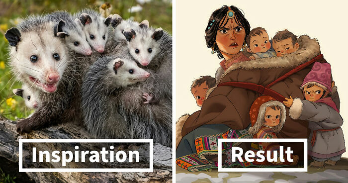 22 New Playful Portraits By Connie Kang That Transform Animals And Real-World Places Into Human Characters