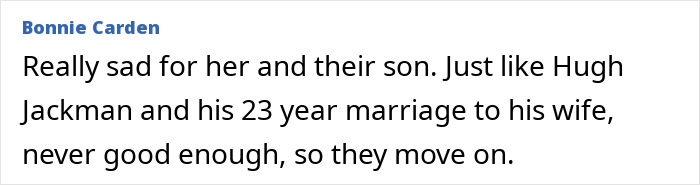 Comment on sadness over Anna Faris and Chris Pratt divorce