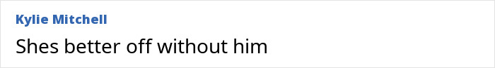 Comment saying Anna Faris is better off without Chris Pratt