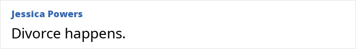 Comment stating that divorce happens in Anna Faris and Chris Pratt divorce context