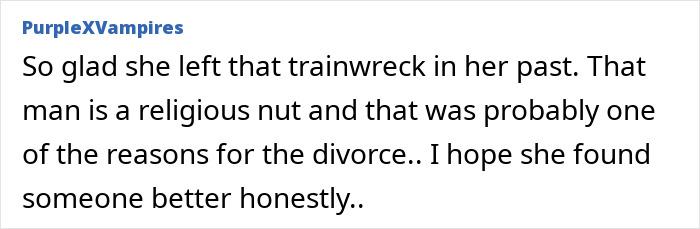 User comment on Chris Pratt's religion affecting Anna Faris divorce