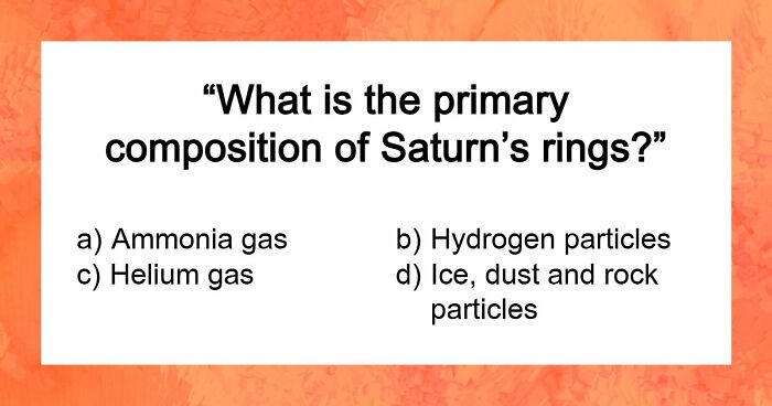 From Moon Phases To Saturn Rings: 20 Questions That Will Challenge Every Space Connoisseur