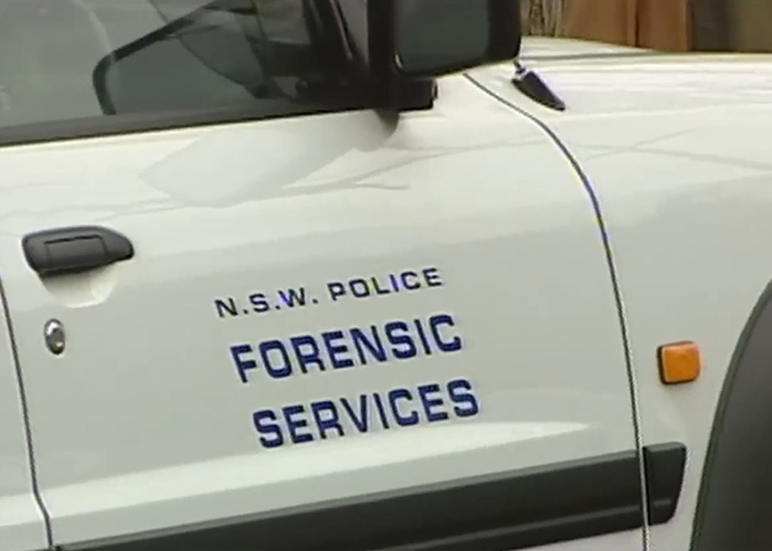 NSW Police forensic services vehicle close-up