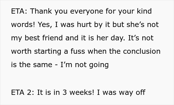 Bride Drops Friend From Wedding To Make Room For Others, It Doesn’t Go As Planned Bride Drops Friend From Wedding To Make Room For Others, It Doesn’t Go As Planned