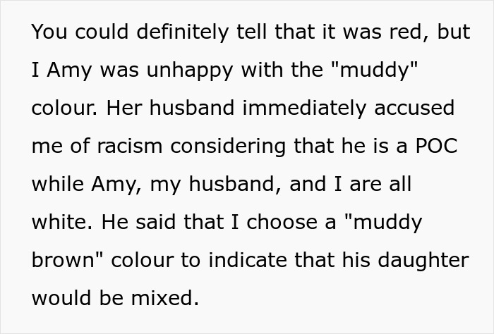 Accusation of racism during gender reveal cake celebration Accusation of racism during gender reveal cake celebration