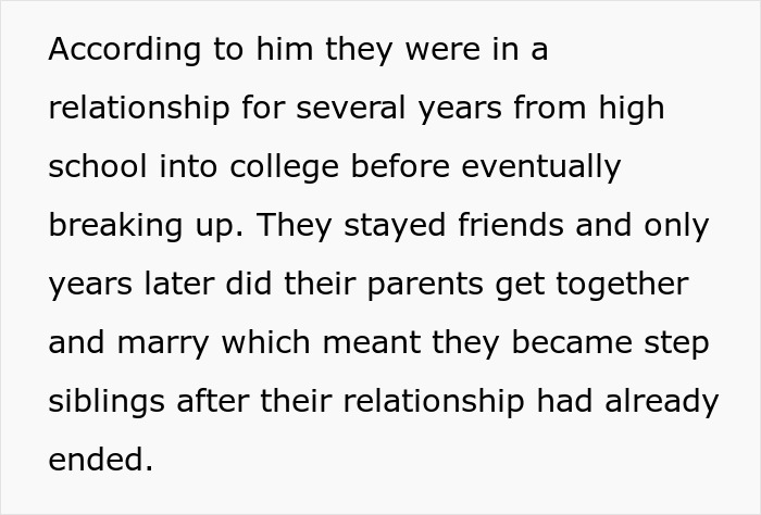 Woman Shocked After BF Reveals That His Stepsis Was His Ex And That He Wants Her As Bridesmaid Woman Shocked After BF Reveals That His Stepsis Was His Ex And That He Wants Her As Bridesmaid