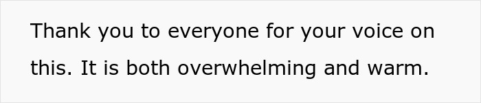 A thank you message from a Reddit post about a man wanting to go home after fainting at concert. A thank you message from a Reddit post about a man wanting to go home after fainting at concert.