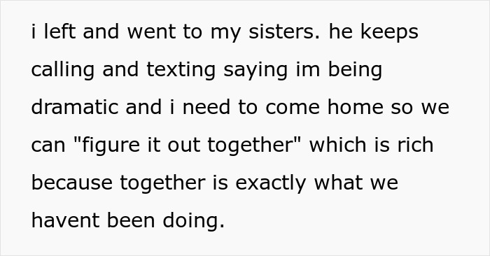 Text message about leaving and wedding drama plans