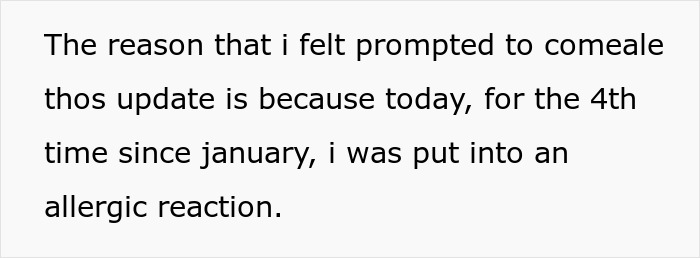 Woman Has Allergy Emergency, Can't Believe Manager's Reaction Woman Has Allergy Emergency, Can't Believe Manager's Reaction