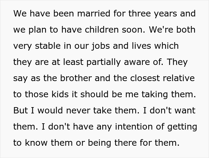Text about refusing to take in half siblings after father's affair Text about refusing to take in half siblings after father's affair