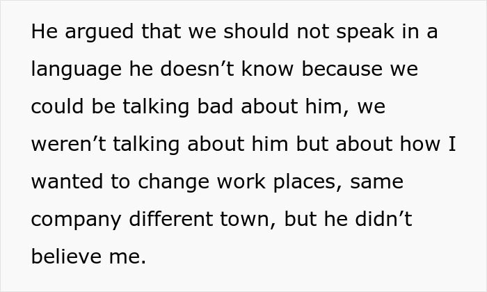 Text snippet describing an argument about language, where the stepdad enforces house rules, suspecting badmouthing. Text snippet describing an argument about language, where the stepdad enforces house rules, suspecting badmouthing.