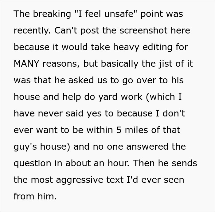 17YO Suspects Boss Is Going Insane, Feels Unsafe After He Sends Threatening Text To Everyone