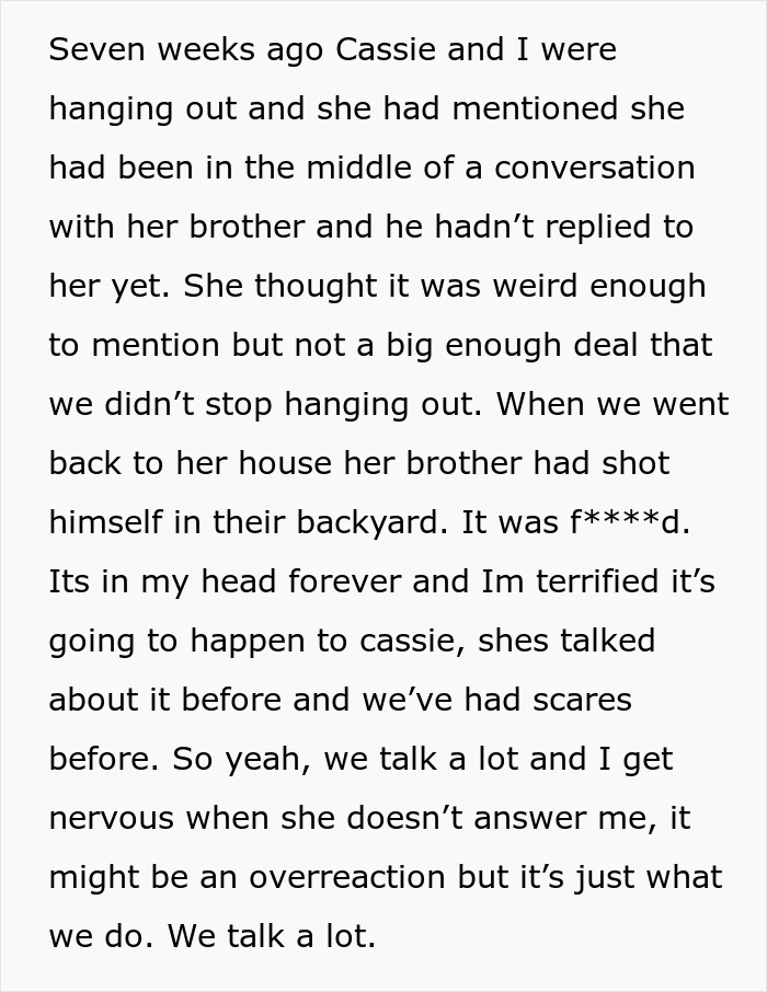 Woman Can't Believe Boyfriend Supports Female Friend In Her Time Of Need, Does Something Drastic