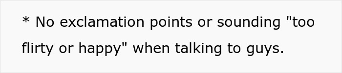 Rules for toxic guy girlfriend: no flirty talking to guys, a sign of jealousy in relationships.