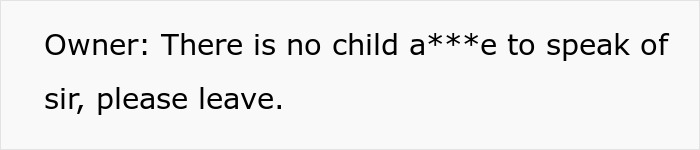 Owner tells religious fanatics there is no child a***e, asks them to leave pregnant woman working in pub.