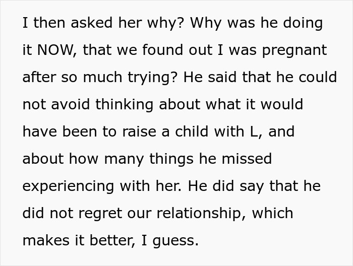 Pregnant woman asks husband for divorce, after he starts grieving his late ex and disappearing for hours. Pregnant woman asks husband for divorce, after he starts grieving his late ex and disappearing for hours.