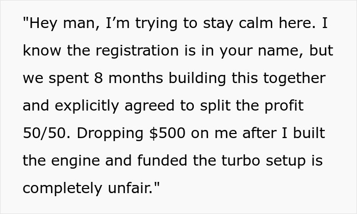 Guy Gets Betrayed By Friend After Putting His Heart And Soul To A Project Car They Were Working On Together Guy Gets Betrayed By Friend After Putting His Heart And Soul To A Project Car They Were Working On Together