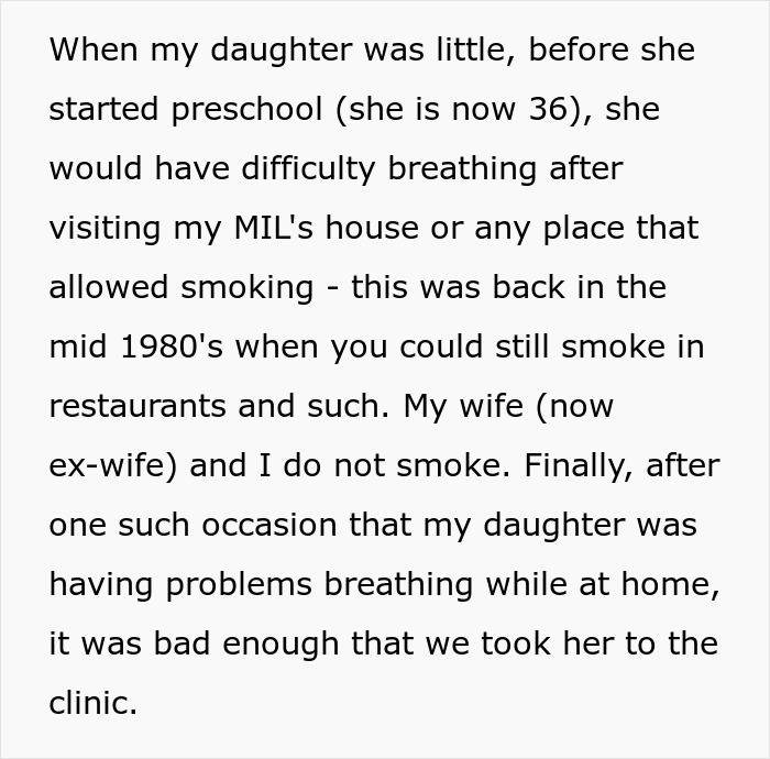 Man Removes MIL From His Home For Smoking Near His Allergic Child And She Tries To Have Him Arrested
