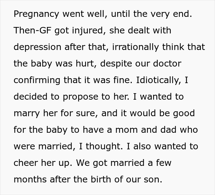 Text about pregnancy complications and marriage decision Text about pregnancy complications and marriage decision