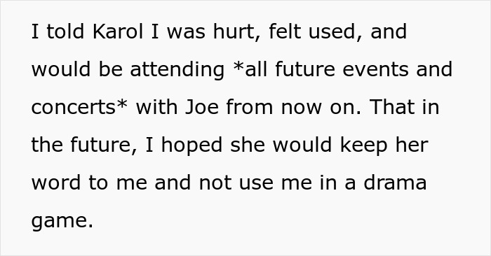 Woman Uses Concert Ticket To Appease Toxic Friend, Ends Up Hurting Sis As It Was A Gift From Her Woman Uses Concert Ticket To Appease Toxic Friend, Ends Up Hurting Sis As It Was A Gift From Her