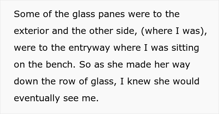 Woman endures snide comments from MIL watching her through glass panes silently Woman endures snide comments from MIL watching her through glass panes silently