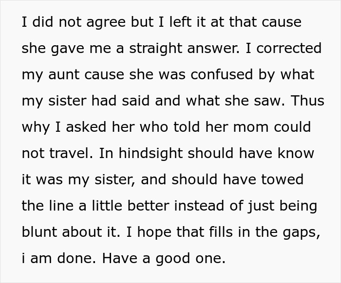 Text discussing sibling boycotting wedding due to mom with dementia Text discussing sibling boycotting wedding due to mom with dementia