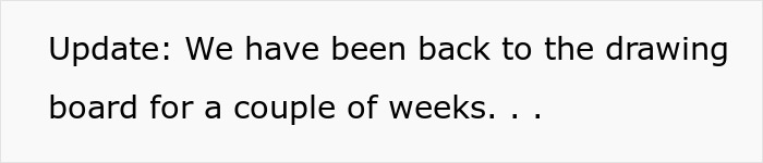 An update on the baby's name, with the pregnant DIL stating they are back to the drawing board for the baby's name.