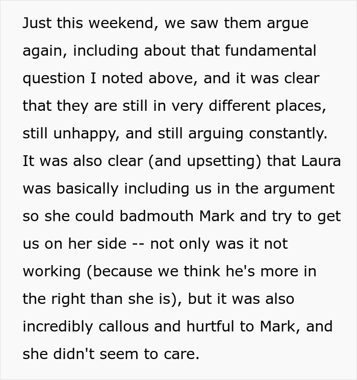 Couple's arguments reveal deep unhappiness and ongoing relationship issues Couple's arguments reveal deep unhappiness and ongoing relationship issues