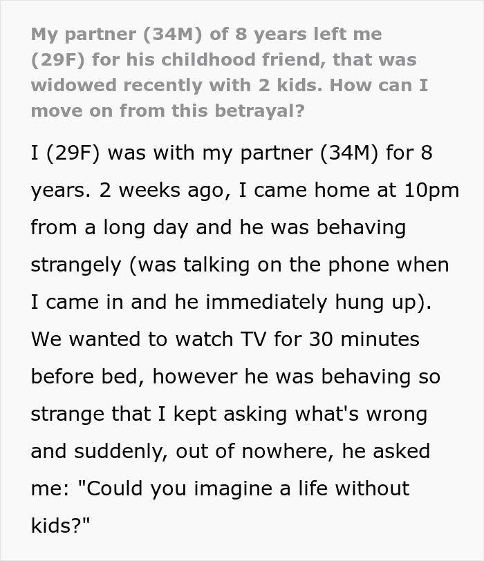 “I Was Enraged”: Man Ends 8-Year Relationship Over Wanting Kids, But His Ex Discovers The Real Reason “I Was Enraged”: Man Ends 8-Year Relationship Over Wanting Kids, But His Ex Discovers The Real Reason