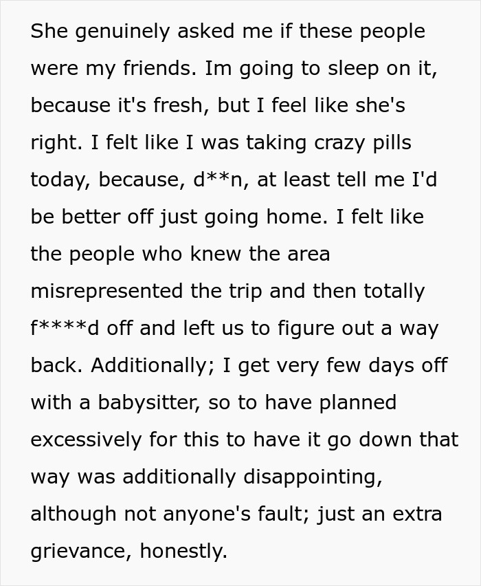 Woman Plans A Casual Hike With Friends, Ends Up Stranded On A Route Better Suited For Bikes And ATVs Woman Plans A Casual Hike With Friends, Ends Up Stranded On A Route Better Suited For Bikes And ATVs