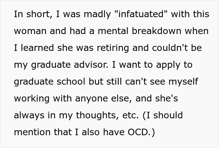 37YO's Obsession With Professor Takes A Creepy Turn As She Reports Her For Her "Curt" Email