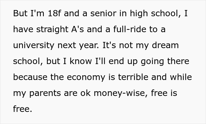 18YO Refuses To Have Dad Walk Her On Senior Night After He Held A Grudge Over One Stupid Argument 18YO Refuses To Have Dad Walk Her On Senior Night After He Held A Grudge Over One Stupid Argument