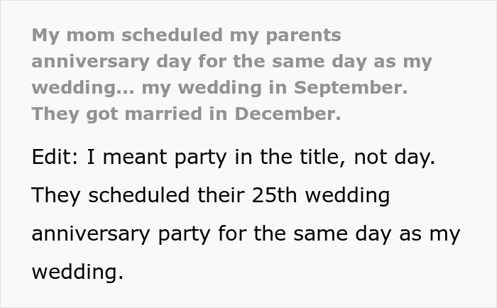 Woman Discovers Her Mom’s Secret Plans For Her Wedding Day, Cuts Off Every Family Member Involved Woman Discovers Her Mom’s Secret Plans For Her Wedding Day, Cuts Off Every Family Member Involved