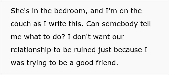 Straight Guy Bearhugs Male Friend Having Mental Breakdown, GF Accuses Him Of Cheating, He's Shocked