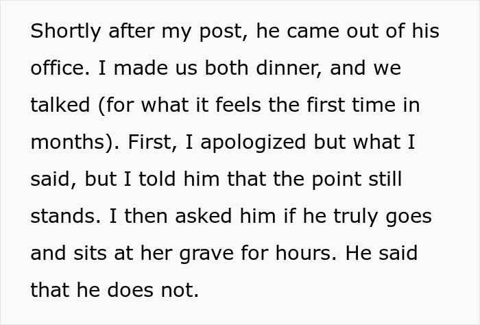Pregnant woman asks husband for divorce, after he starts grieving his late ex and disappearing for hours. Pregnant woman asks husband for divorce, after he starts grieving his late ex and disappearing for hours.